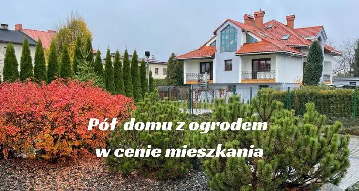 Duże mieszkanie na wynajem w Pszczynie z ogrodem i przestronnym salonem przypominające dom